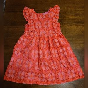Oshkosh Pink Lace Girls Dress